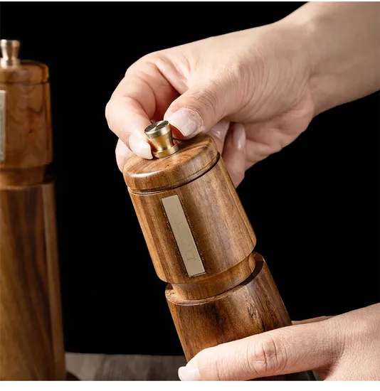 Manual Pepper Mill Pepper Grinder Set for Sea Salt and Spice