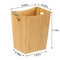 Environment - Friendly Bamboo Trash Can for Kitchen