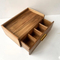 Custom Acacia Wood Coffee Storage Box Drawer Box Tea Set Storage Box