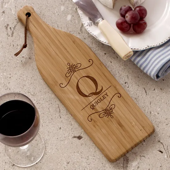 Portable Paddle Bamboo Kitchen Cheese Cutting Board Serving Board Set Bulkbuy
