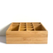 Custom Multi-Purpose Compact Bamboo Desktop Organizer Storage Box for Jewelry & Cosmetics