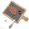 Customized Acacia Wood and Slate Cheese Board Serving Trays for Cake / Steak / Dessert