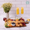 Rectangular Acacia Wood Cheese Board Charcuterie Board with Handle