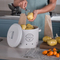 Wholesale White Vintage Metal Potato Onion Kitchen Storage Canisters Set of 3