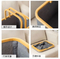 Large-Capacity Portable Waterproof Bamboo Fabric Storage Basket for Laundry Basket and Desktop Sundries Box.