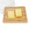 Bamboo Butter Stand Cake Stand Butter Tray with Transparent Lid