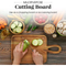 Rectangular Acacia Wood Charcuterie Board Cutting Board with Handle