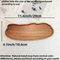 11.9X4.1 Incha Acacia Wood Serving Trays for Home Decor, Food, Charcuterie