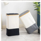 Large - Capacity Two - Tone Bamboo - Oxford Fabric Laundry Storage Basket for Bedroom