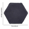 Heat - Resistant Hexagonal Slate Coasters for Coffee and Tea