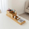 Bathroom Countertop 6-Piece Bamboo Vanity Tray Set/ Makeup Kitchen Desk Organizer and Storage - Holds Small Items