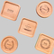 Custom Engraved Round and Square Beech Wooden Coasters for Personal Gifts