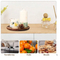 Round Acacia Wooden Nuts Fruit Snack Appetizer Serving Tray Plate