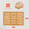 Sturdy Bamboo Bathroom Carpet Bath Mat