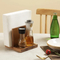 Natural Napkin Holder Stand with Salt Pepper Caddy Restaurant Lunch Organizer