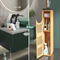 Bamboo Toilet Paper Shelf, Bathroom Organizer, Toilet Paper Holder Stand
