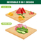 Premium Large Bamboo Cutting Board with Storage Container