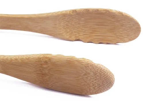 Long Bamboo Kitchen Tongs with Color Painting