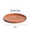 Round Wooden Dinner Plates Set for Discs, Dried Fruit, Dessert, Snack