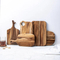 Practical Double-Sided Acacia Wood Serving Board Cutting Board for Kitchen