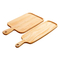 Custom Paddle Shape Pine Wood Serving Plate / Tray for Food