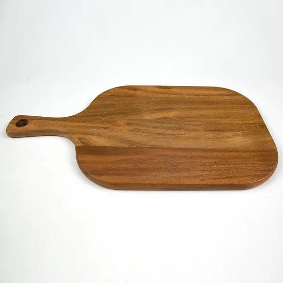 Acacia Wood Food Serving Tray with DIP Groove