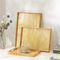 Wholesale Premium Rattan Weave Bamboo Serving Tray Set