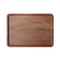 Custom Rectangular Round and Square Black Walnut Wooden Serving Tray / Dinner Plate