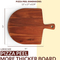 Paddle Shape Wood Pizza Serving Board Cutting Board