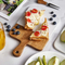 Paddle Shape Acacia Marble Cutting Board Cheese Board Pizza Board for Home Use