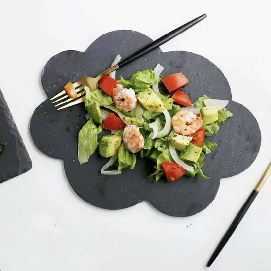 Cloud Shape Stone Tray Slate Serving Platter