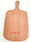 Padde Shape Beech Wood Serving Board Cutting Board Chopping Board with Handle