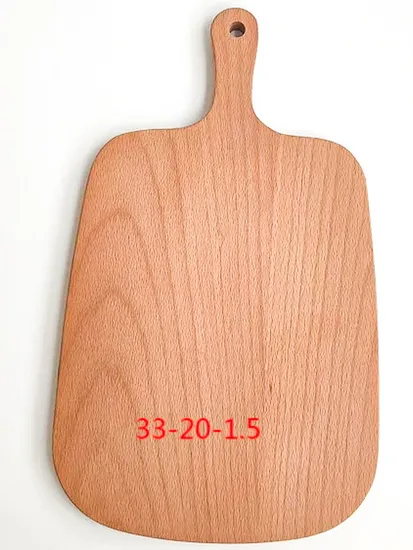 Padde Shape Beech Wood Serving Board Cutting Board Chopping Board with Handle