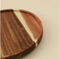 Turntable Acacia Wood Serving Plate Set Lazy Susan for Food