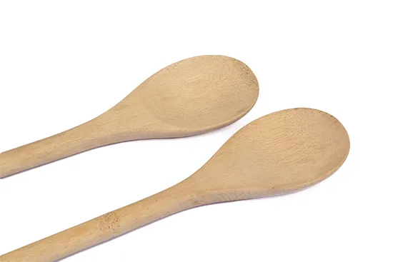 Bamboo Wood Kitchen Spoon with Round Handle
