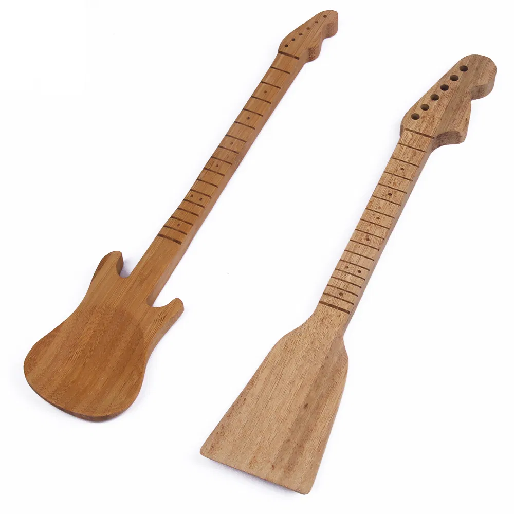 Personalize Guita Shape Bamboo Spoon for Gift