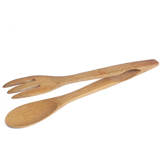 Multi Purpose Bamboo Tongs for Toast, Kitchen and Cooking