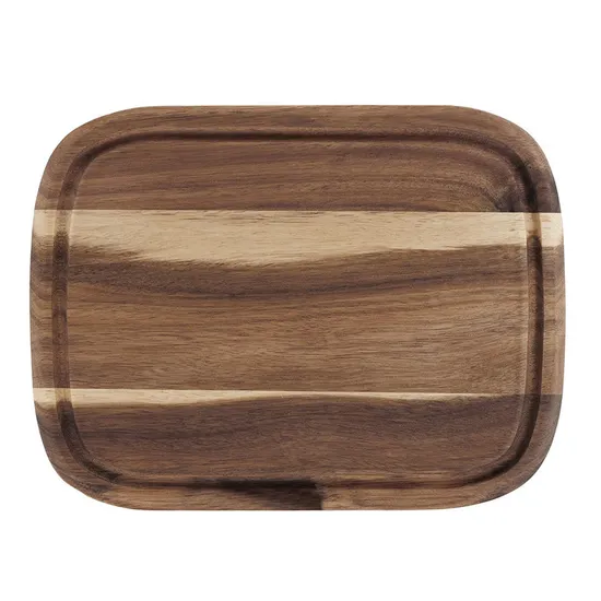 Stain Resistand Acacia Chopping Block with Deep Juice Groove