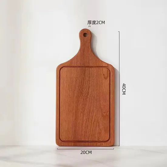Hot Selling Ebony Wood Serving Board for Pizza Cheese Charcuterie Sushi