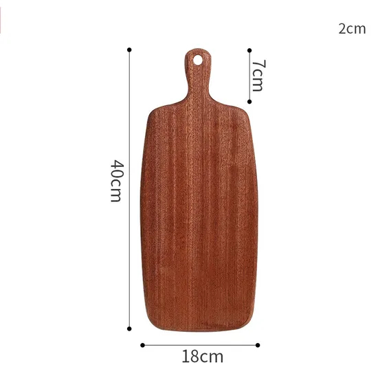 Double-Side Ebony Wood Cutting Board Set with Hanging Hole