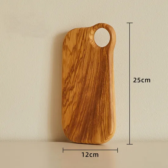 Olive Wood Cutting Board with Large Hanging Hole