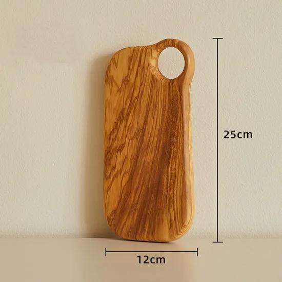 Olive Wood Cutting Board with Large Hanging Hole
