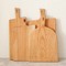 Organic Rectangle Oak Wood Cutting Board for Kitchen