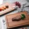 Rectangle Ebony Wood Chopping Board with Juice Groove