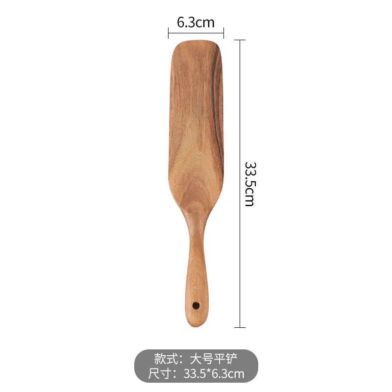 Hot Selling Acacia Wood Spatula for Sauce Pizza Salad Mixing