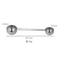 Double Head Stainless Steel Measuring Spoons for Measure Coffee Bean and Tea Leaf Sets