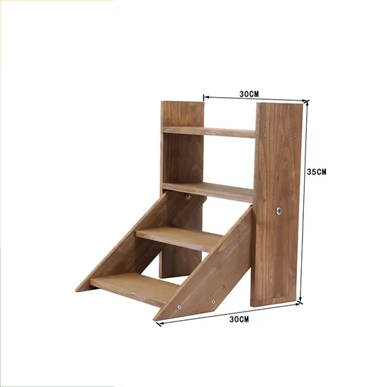 Multi-Layer Wood Flower Stand Succulent Display Stand Flower Pot Rack Shelf Balcony Plant Rack