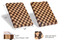 End Grain Rubber Wood Vegetable and Fruit Cutting Board for Kitchen