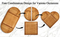 Eco-Friendly Acacia Wood Cheese Serving Tray for Entertaining