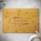 Kitchen Tools Rectangle Custom Bamboo Vegetable Chopping Board Cutting Board with Lasering Logo